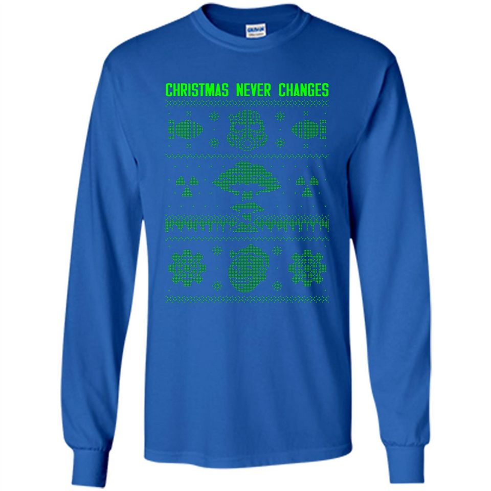 Christmas Ugly Sweater Christmas Never Changes Star Wars - Long Sleeve T-Shirt