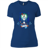 Boston Celtics Halloween The Nightmare Before Christmas - Ladies' Boyfriend T-Shirt