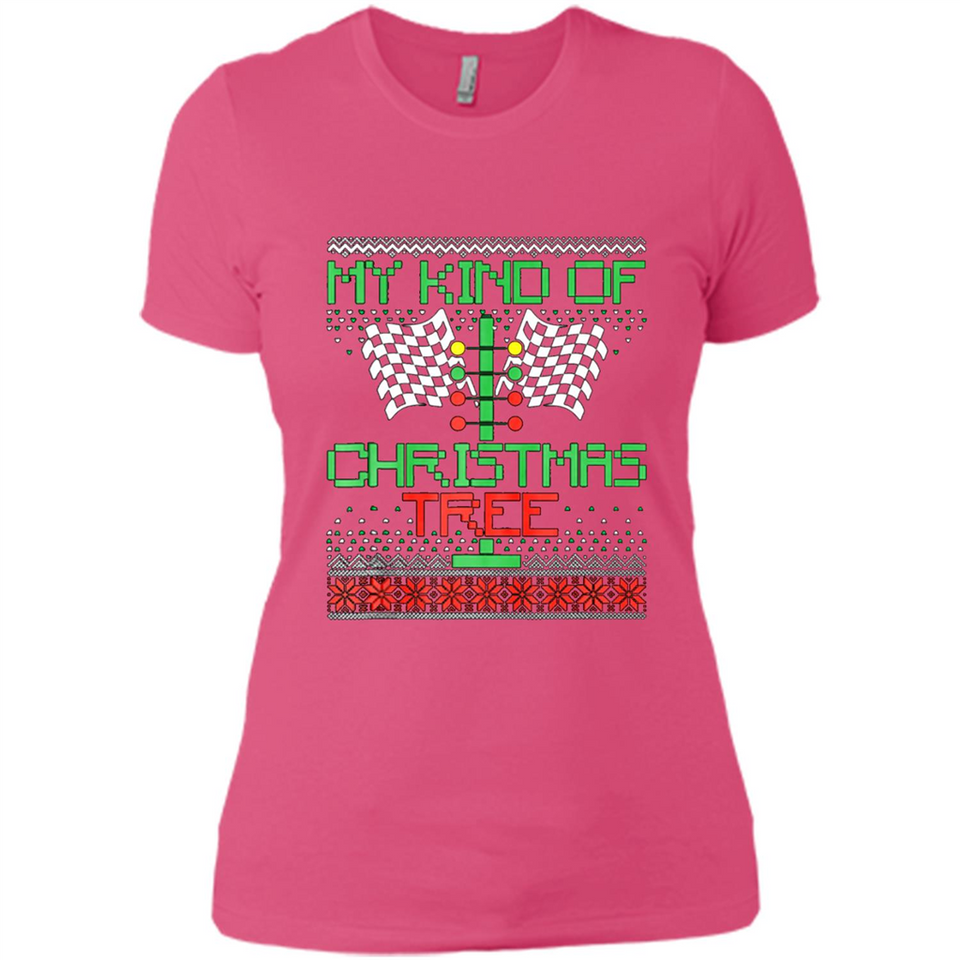 Funny Drag Racing Ugly Christmas Holiday Tree PING PONG