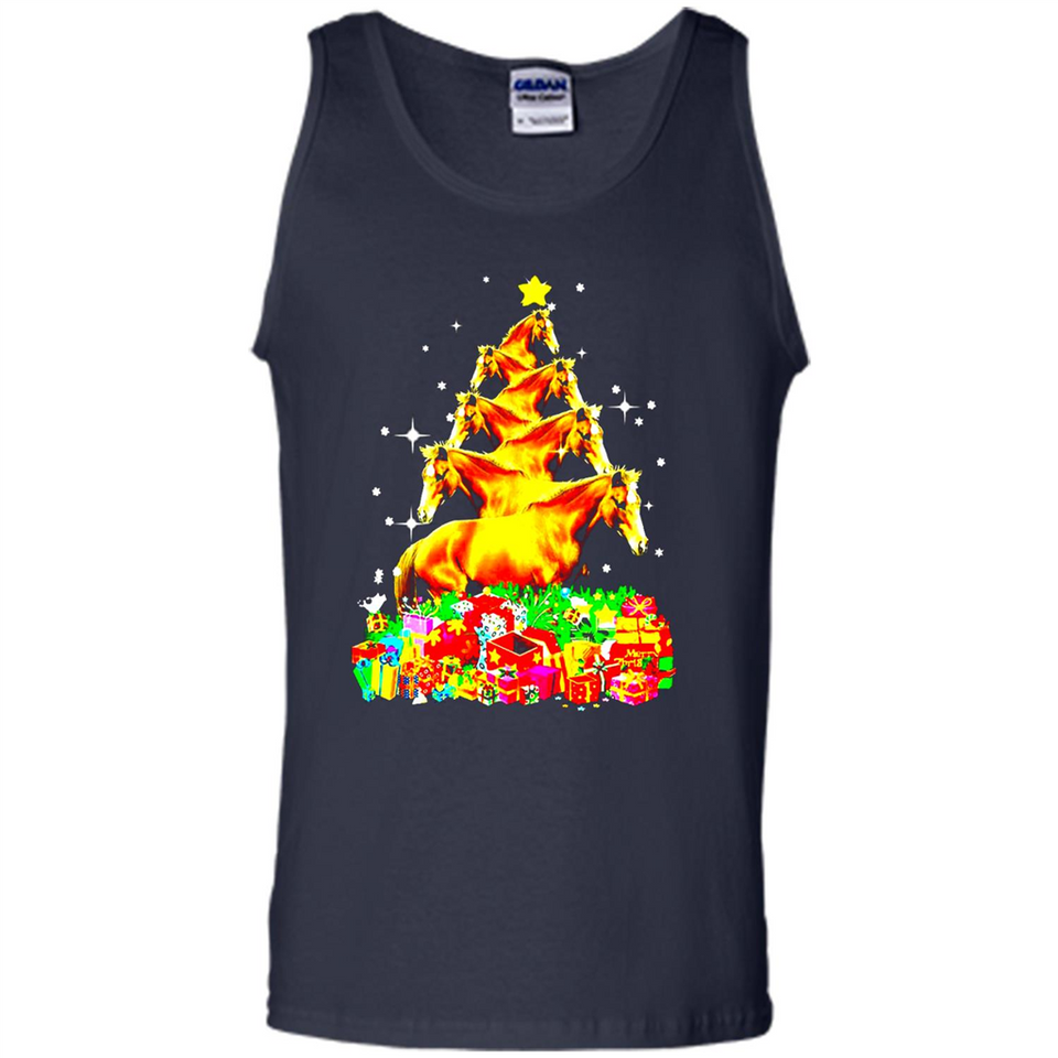 Horse Lover Tees Merry Christmas - Tank Top