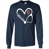 Stethoscope Heart Love Atlanta Falcons For Football Lovers