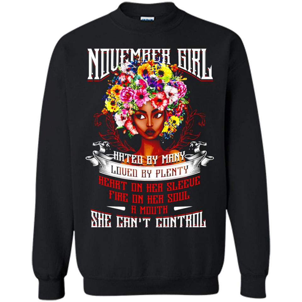 November Girl Flower - Sweatshirt