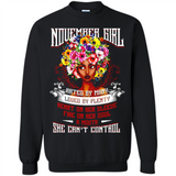 November Girl Flower - Sweatshirt