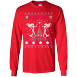 Mermaid Mer-Fect Ugly Christmas Sweater - Long Sleeve T-Shirt