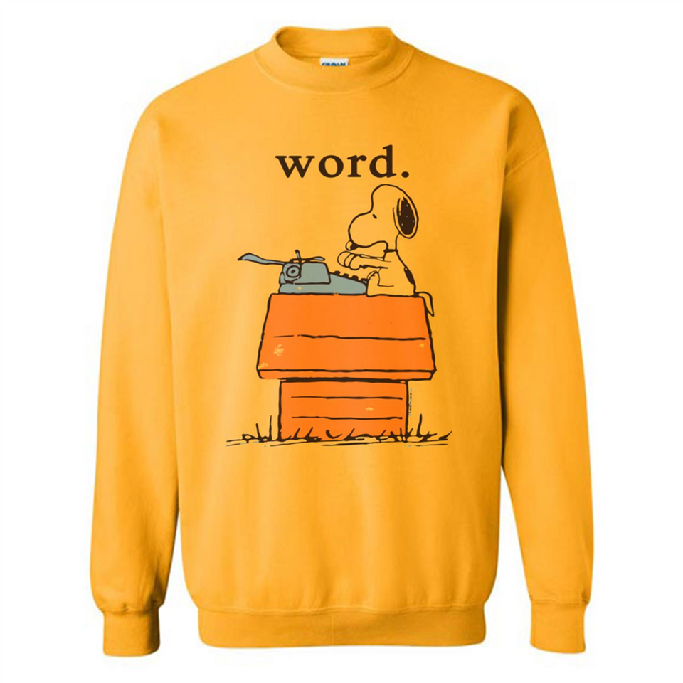 Snoopy Word - Sweatshirt