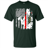 Paradise California Firefighter Thin Red Line Funds Youth T-Shirt PINGPONG - Shirt