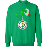 Fantastic Pittsburgh Steelers Glitter Grinch Monogram Ornament Christmas Gift - Sweatshirt