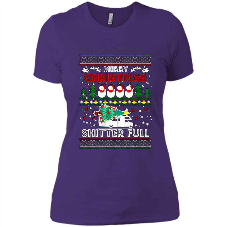 Merry Christmas Shitter Full Christmas Tree Snowman PING PONG