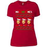 Patrick Mahomes Ma Ho Ho Homes Christmas sweatshirt PINGPONG - Ladies' Boyfriend T-Shirt