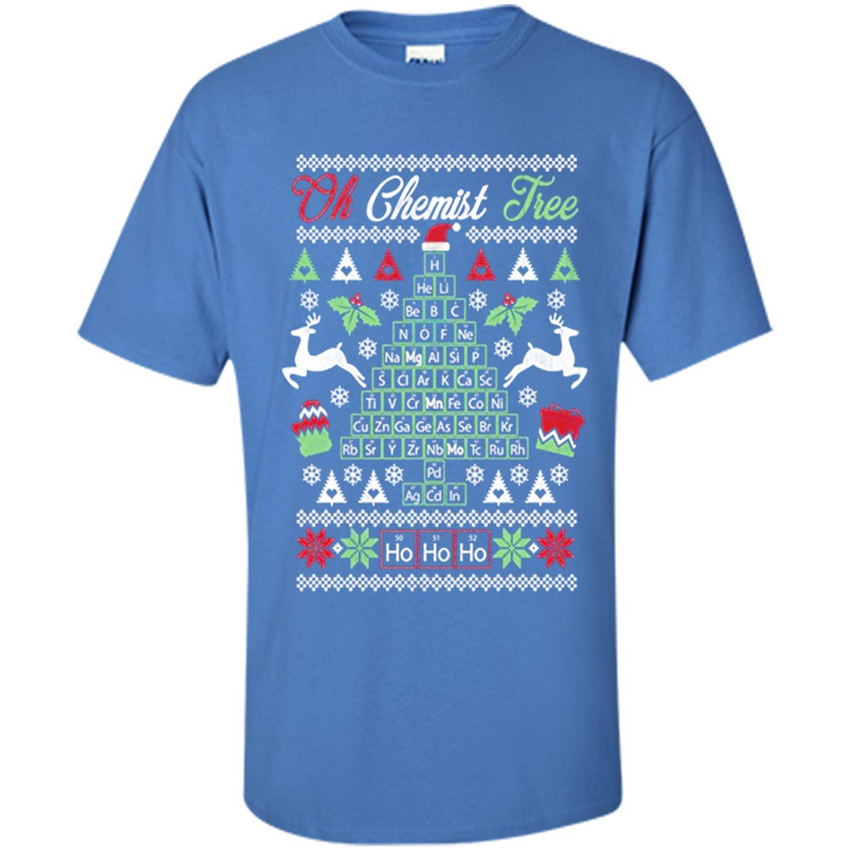 Chemist Tree Shirt Oh Chemistry Tree Ugly Christmas - Shirt