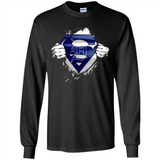 Detroit Tigers And Superman Fans - Long Sleeve T-Shirt