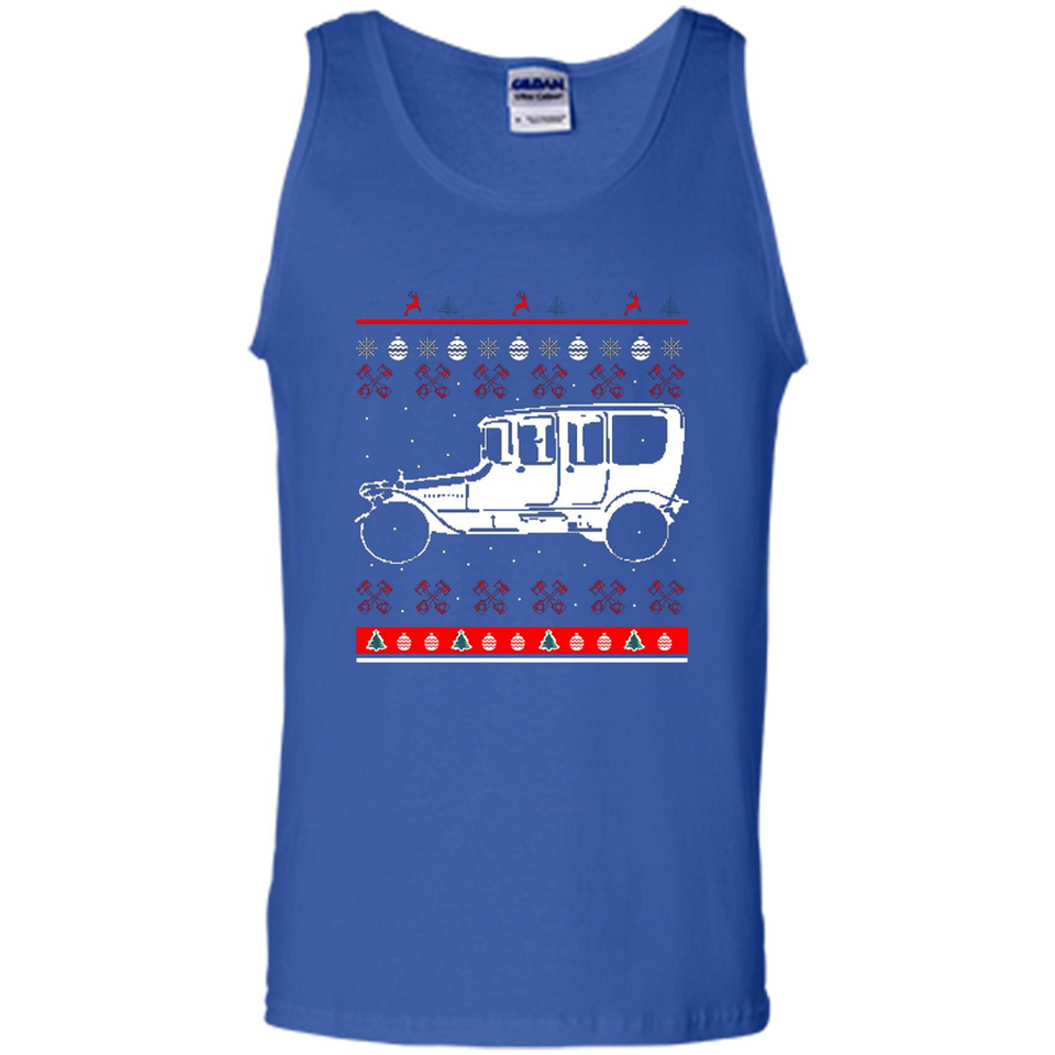 Christmas Ugly Sweater Automobile Ugly Christmas Sweater - Tank Top