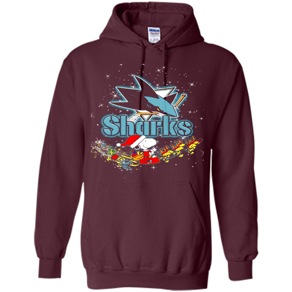 Snoopy Christmas San Jose Sharks - Hoodie