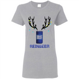 Dilly Dilly Reinbeer Funny Beer Reindeer Christmas Sporty - Ladies Short-Sleeve