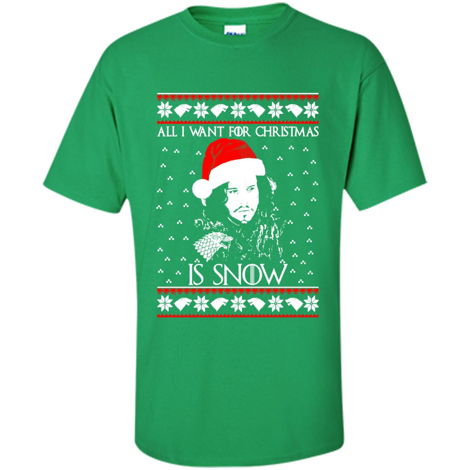 All I Want for Christmas is Snow ugly sweater PINGPONG