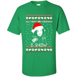 All I Want for Christmas is Snow ugly sweater PINGPONG