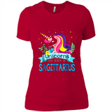 Unicorns are born in Sagittarius Birthday Rainbow Custom Ultra Cotton
