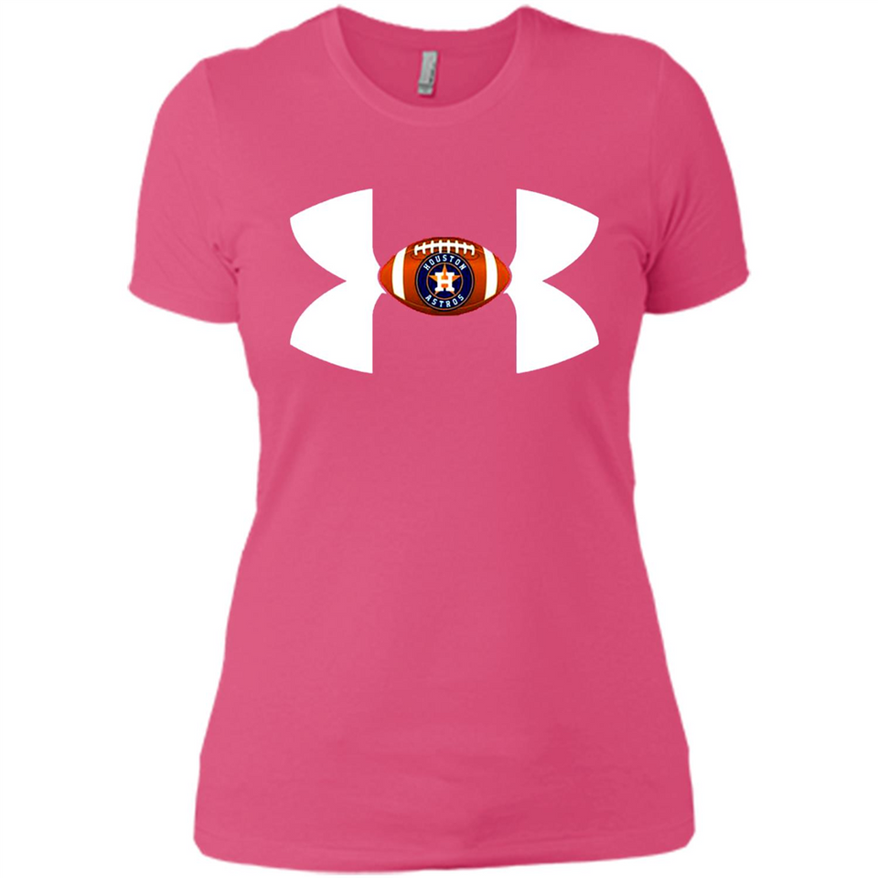 Houston Astros Under Armour Logo - Ladies' Boyfriend T-Shirt