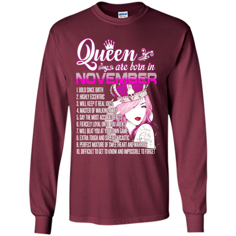 Queens Are Born In November Vintage Birthday