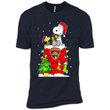 Florida Panthers Snoopy Ugly Christmas Sweaters - Premium Short Sleeve T-Shirt