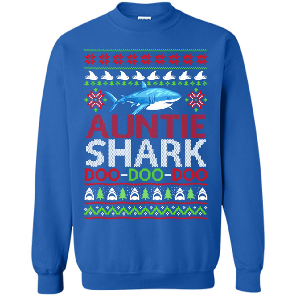 Auntie shark Doo Doo Doo Christmas - Sweatshirt