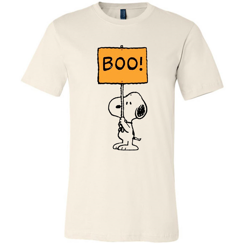 Halloween Snoopy Boo - Canvas Unisex T-Shirt
