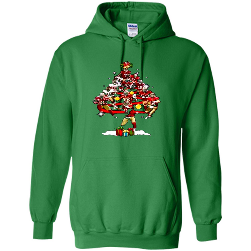 San Francisco 49ers Players Christmas Tree PINGPONG