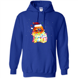 Pomeranian Santa Lights Christmas Dog Xmas Sweatshirt - Hoodie