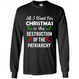 All I Want For Christmas Is The Destruction Of The Patriarchy sweater PINGPONG