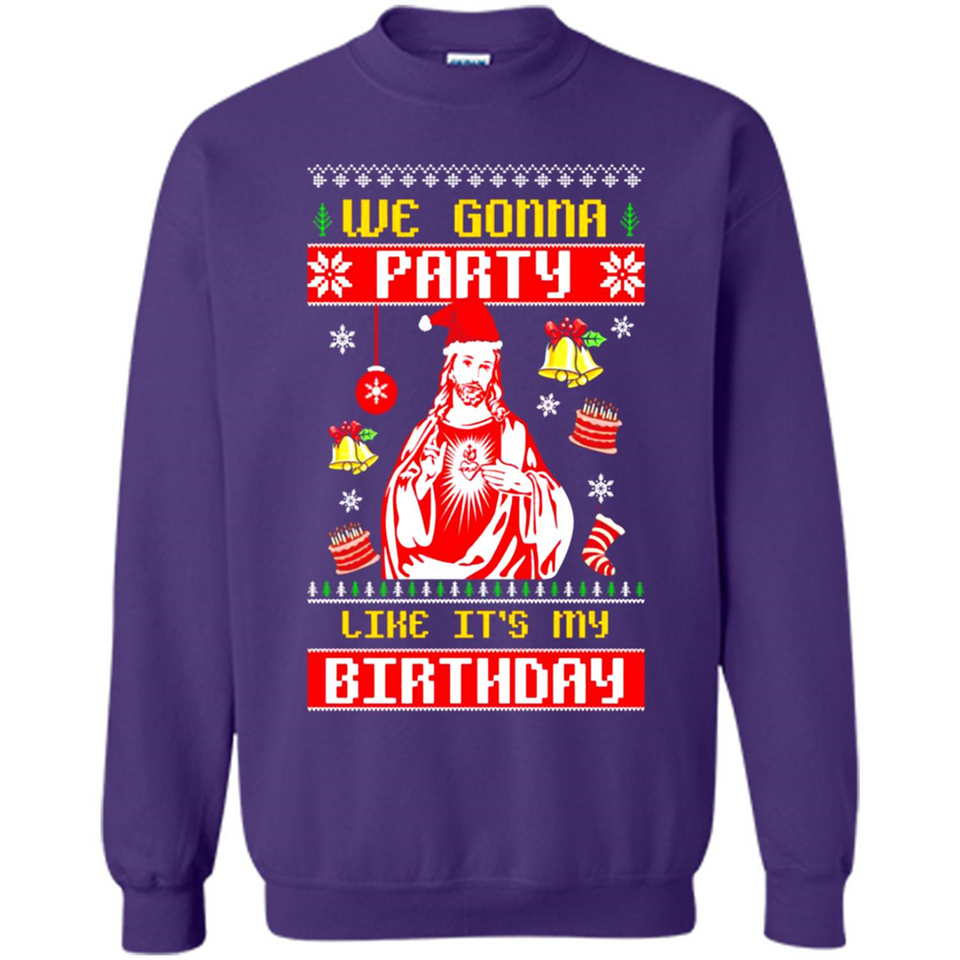 We Gonna Party Like It's My Birthday Jesus Christmas PINGPONG