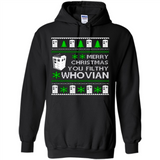 Merry Christmas You Filthy Whovian ugly sweater PINGPONG