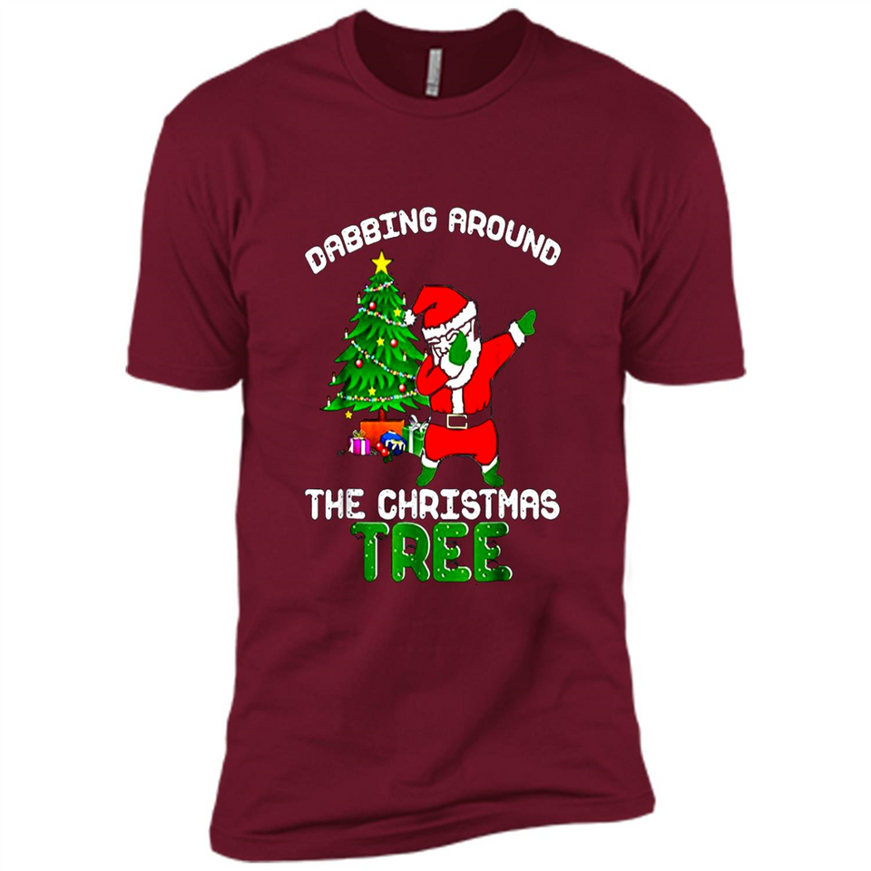Christmas Dabbing Santa - Premium Short Sleeve T-Shirt