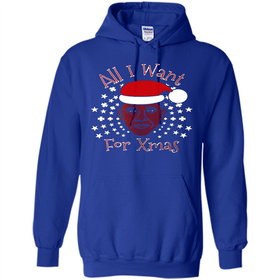 Obama All I Want For Xmas T Shirt PINGPONG - Hoodie