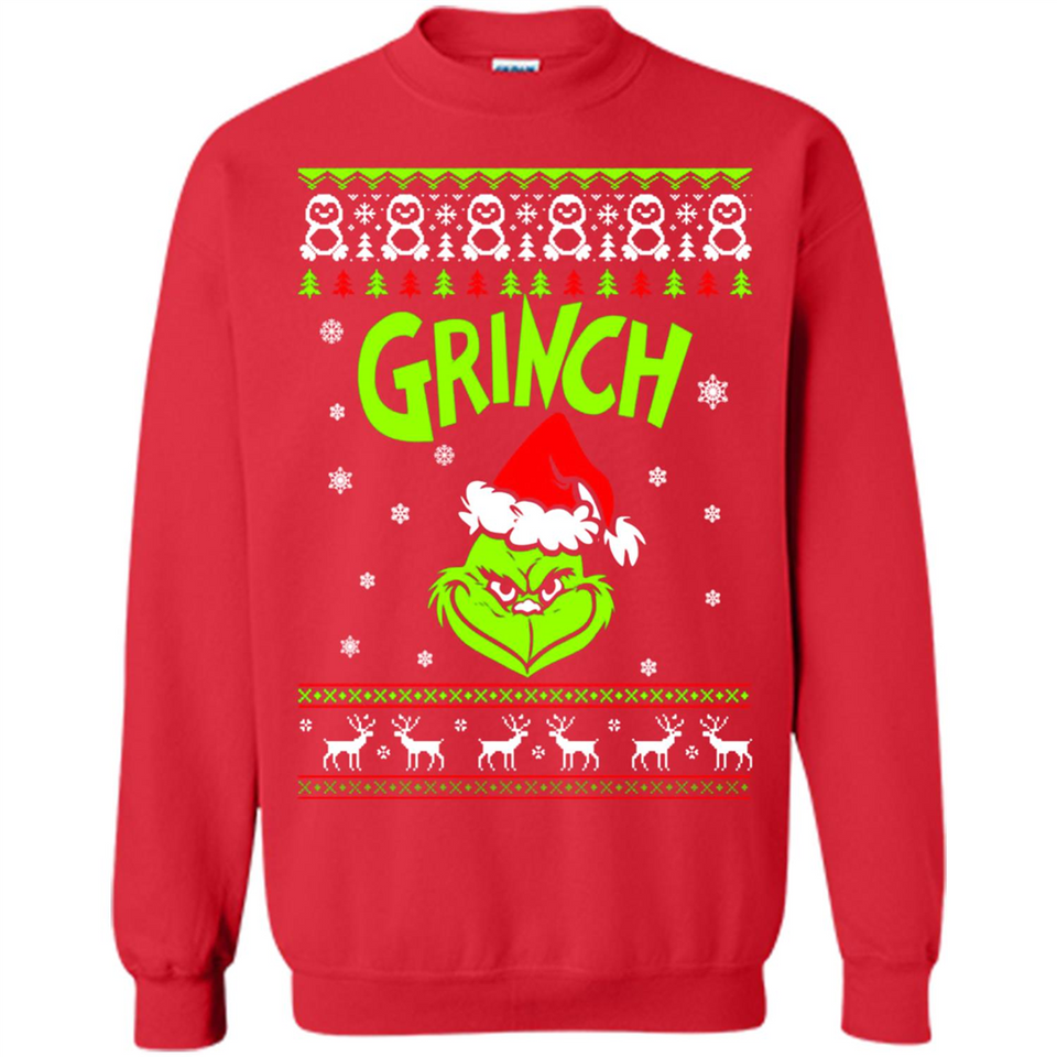 The Grinch Face Christmas - Sweatshirt