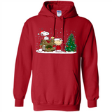 Arizona Cardinals Snoopy The Peanuts Movie Christmas Football Super Bowl pingpong - Hoodie
