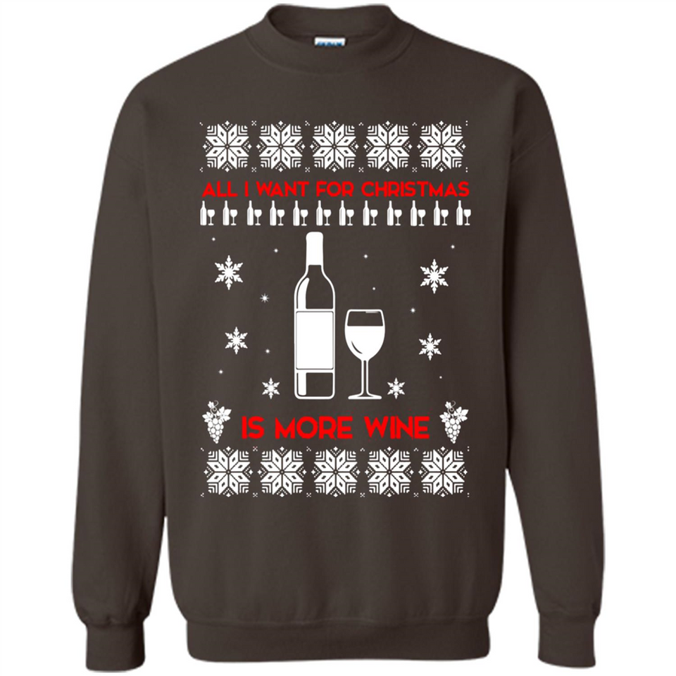 All I Want For Christmas is Wine Ugly sweater PINGPONG