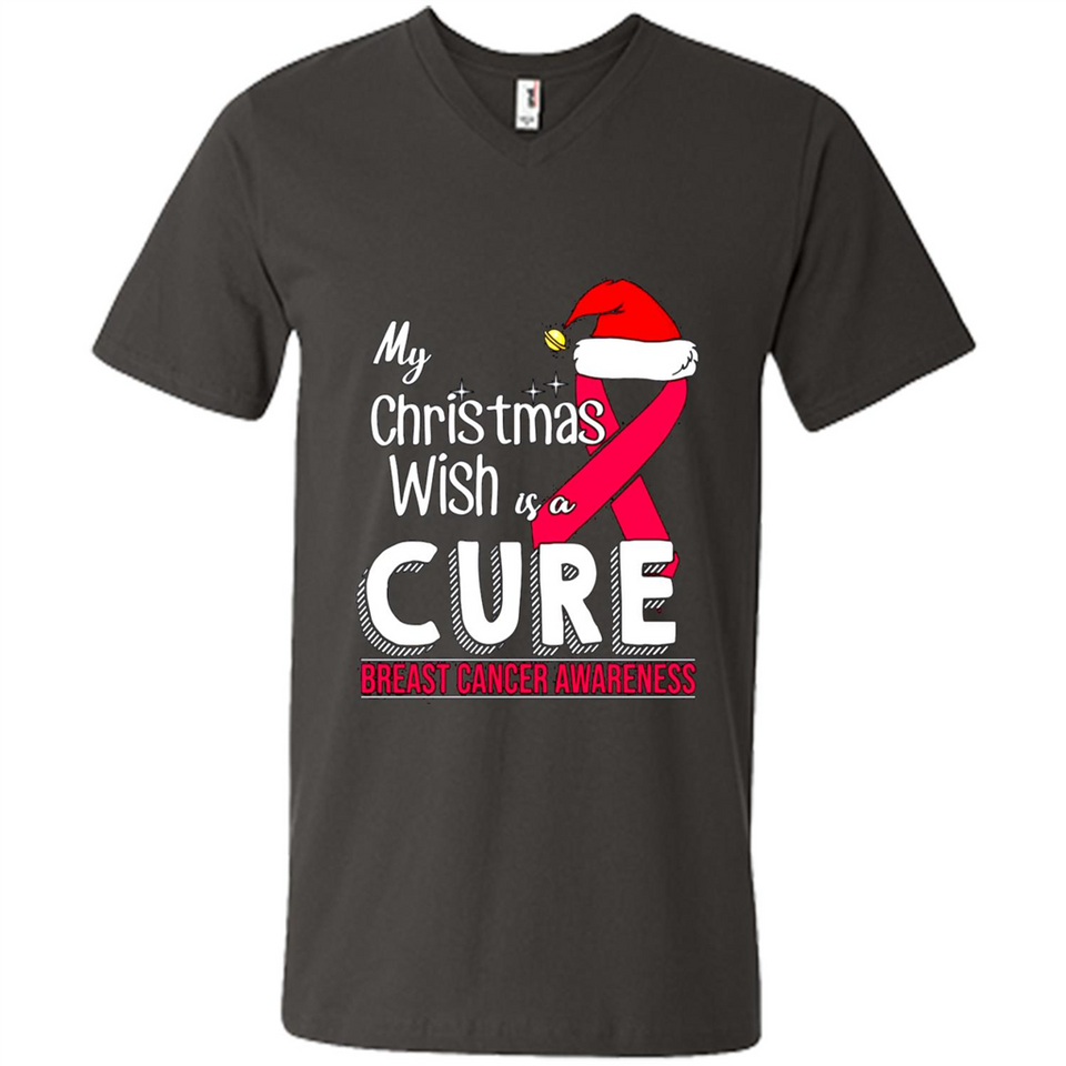 My Christmas Wish Is A Cure Breast Cancer Awareness sweater PINGPONG