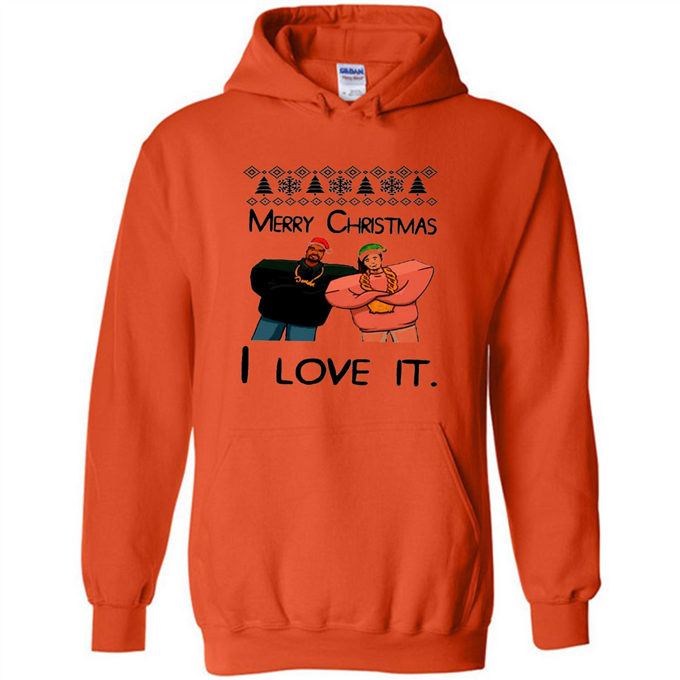 Drake Merry Christmas I love it sweatshirt PINGPONG - Hoodie