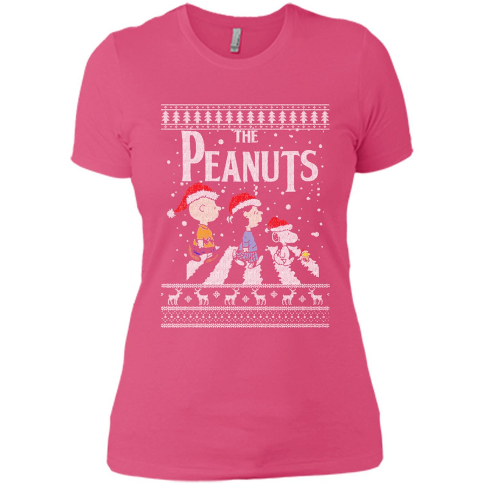 Snoopy Peanuts Ugly Christmas - Ladies' Boyfriend T-Shirt