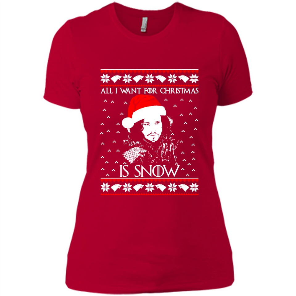 All I Want for Christmas is Snow ugly sweater PINGPONG