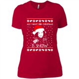 All I Want for Christmas is Snow ugly sweater PINGPONG
