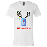 Bud light reinbeer Christmas - Canvas Unisex V-Neck