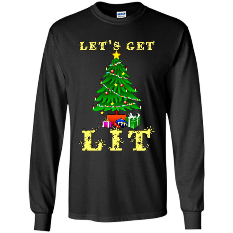 Let’s Get Lit Christmas Drinking sweater PINGPONG