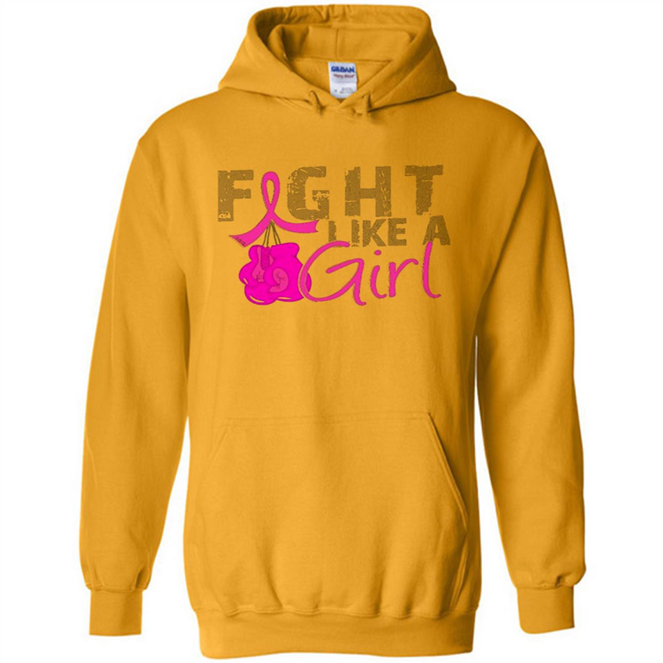 Fight Like A Girl Breast Cancer Awareness - Hoodie