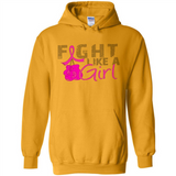 Fight Like A Girl Breast Cancer Awareness - Hoodie