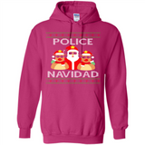 FUNNY POLICE NAVIDAD T-SHIRT Santa Christmas Party - Hoodie