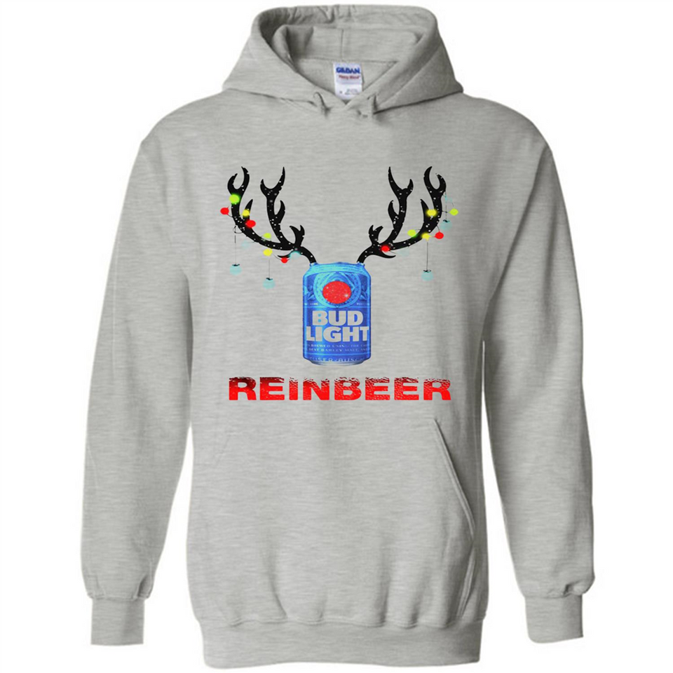 Bud light reinbeer Christmas - Hoodie