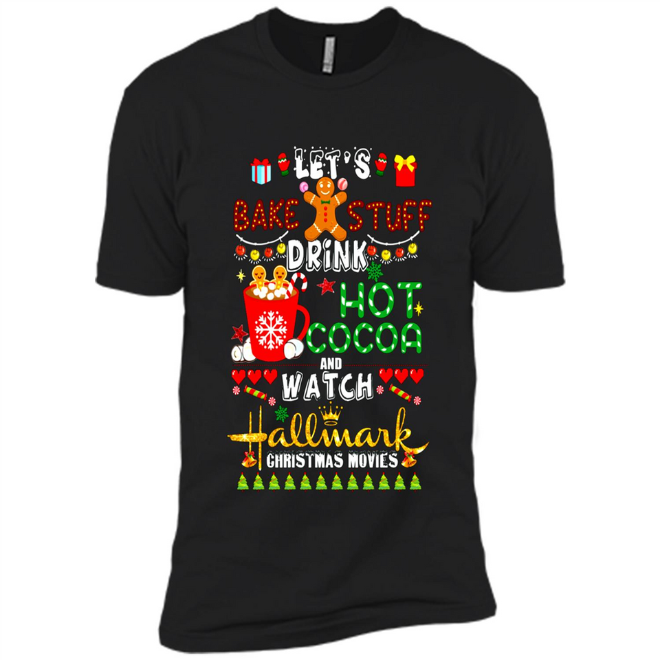 Let's Bake Stuff Drink Hot Cocoa Hallmark-Christmas Movies Sweatshirt PINGPONG