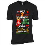 Let's Bake Stuff Drink Hot Cocoa Hallmark-Christmas Movies Sweatshirt PINGPONG