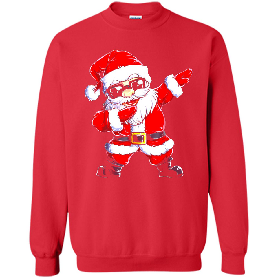 Christmas shirt Dabbing Santa Claus Xmas Gift - Sweatshirt